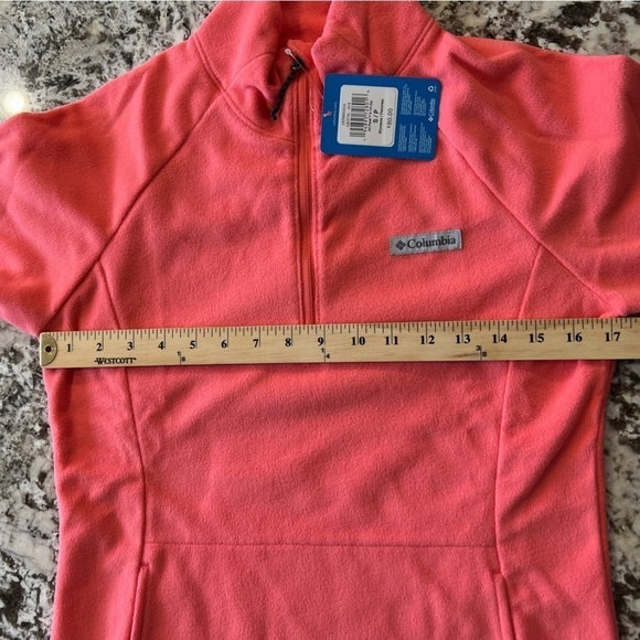 Women's Ali Peak™ II Quarter Zip Fleece Pullover Blush Pink S - Picture 8 of 11